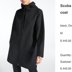 Max mara Leisure Scuba jersey coat